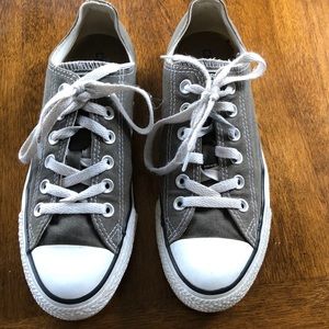 Converse gray all-star sneakers women’s size 7 1/2